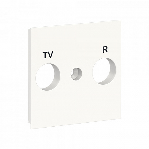 Schneider Electric Unica New Бел Панель лицевая TV/FM розетки