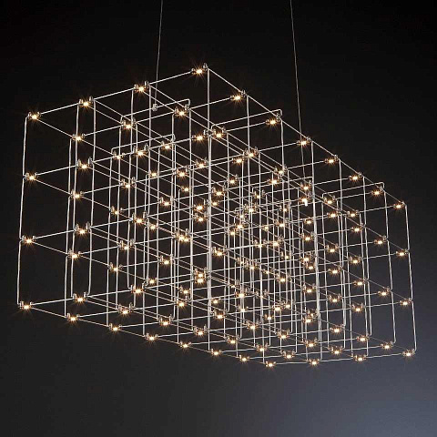 Подвесная люстра Imperium Loft Quasar Cosmos Square Led Pendant Light 120/120/120 252293-22
