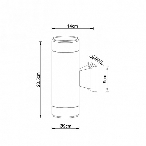 Светильник настенный ARTE Lamp A1913AL-2BK
