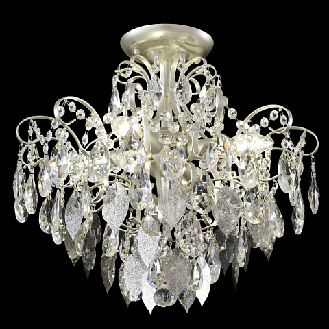 Накладная люстра Crystal Lux ESMIRALDA PL4 SILVER
