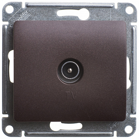 Systeme Electric Glossa Шоколад Розетка TV оконечная 1DB