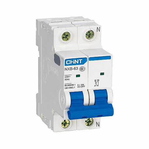 CHINT Авт. выкл. NXB-63 1P+N 25A 6кА х-ка B (R)