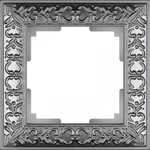 Рамка Werkel Antik на 1 пост матовый хром WL07-Frame-01 4690389145667