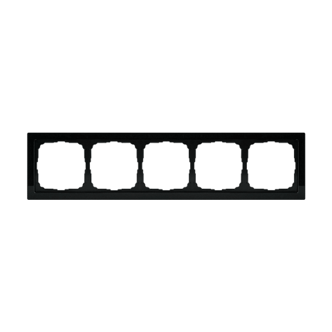 Systeme Electric ArtGallery Pure Органическое стекло Черный Рамка 5-ая