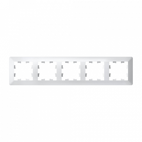 Systeme Electric AtlasDesign Air Белый/дымчатый белый Рамка 5-ая
