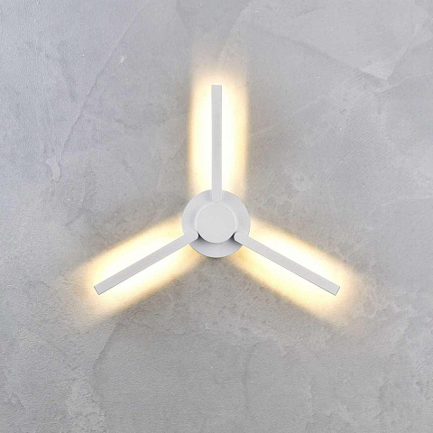 Уличный настенный светодиодный светильник Elektrostandard 1665 Techno LED Lever белый a040501