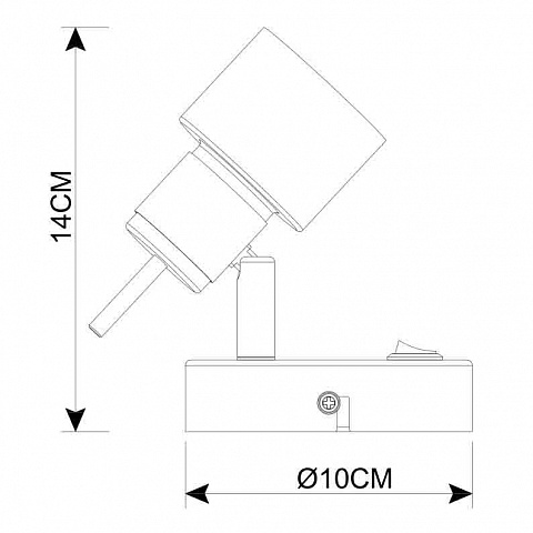 Спот ARTE Lamp A1906AP-1WH