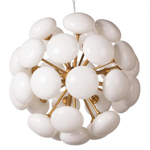 Подвесная люстра Imperium Loft Mid-Century Sputnik Milk Glass Chandelier 344002-22