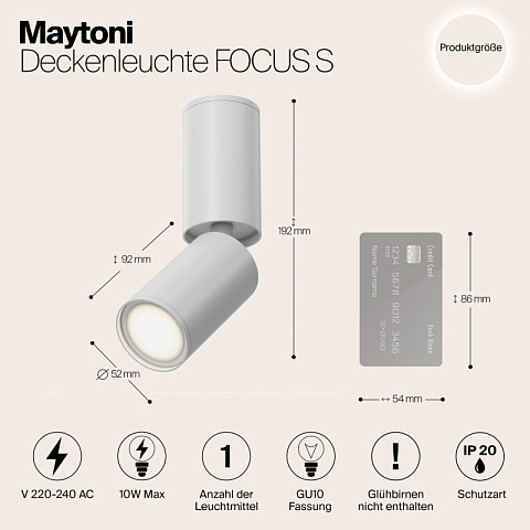 Спот Maytoni C051CL-01W