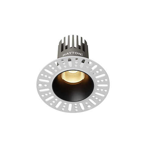 Встраиваемый светильник Maytoni Technical DL124-10W-2.7K-TRS-B