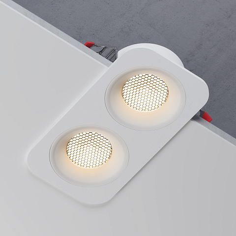 Встраиваемый светильник Elektrostandard 15277/LED 20W 3000K белый