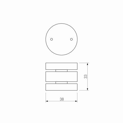 Коннектор Elektrostandard Коннектор (чёрный) 85010/00