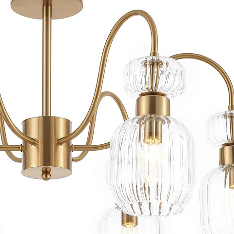 Люстра на штанге Escada 1141/6PL Clear