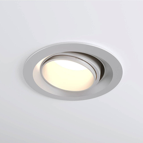 Встраиваемый светодиодный светильник Elektrostandard 9919 LED 10W 4200K серебро a052461