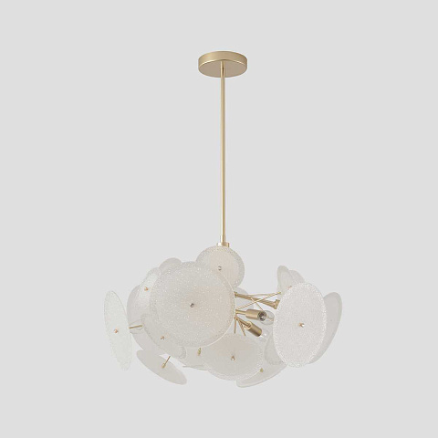 Люстра на штанге Crystal Lux DANDELION SP6 GOLD