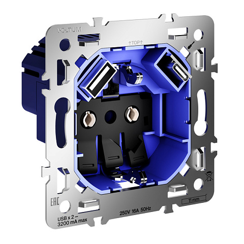 Розетка VOLTUM VLS0405M