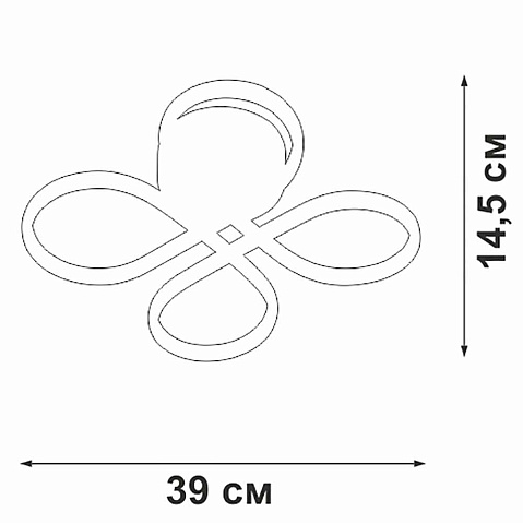 Потолочная люстра Vitaluce V3778-0/4PL