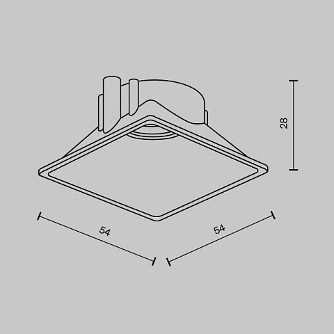Вставка Maytoni Ring8-10W-SQ-W