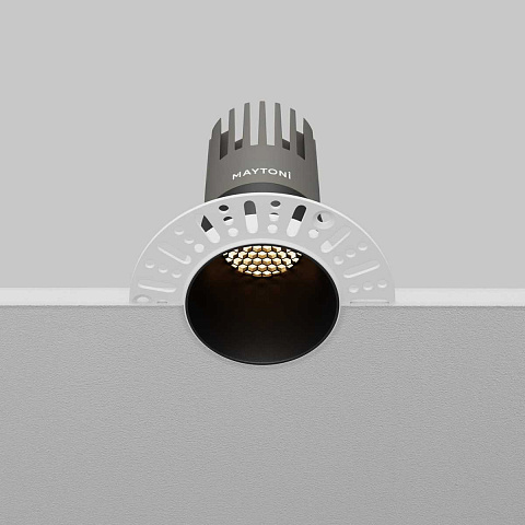 Встраиваемый светильник Maytoni DL120-10W-3K-TRS-B