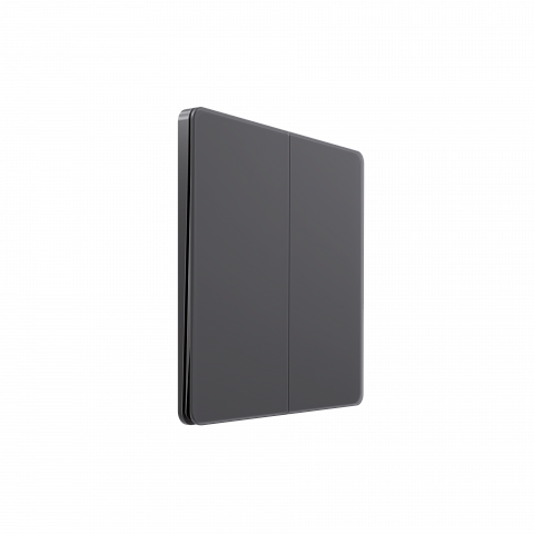 Systeme Electric Systeme Infinity Вулканический пепел Переключатель перекрестный 2-клавишный, 10А