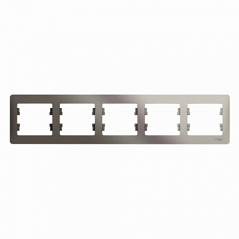 Systeme Electric Glossa Платина Рамка 5-ая, горизонтальная