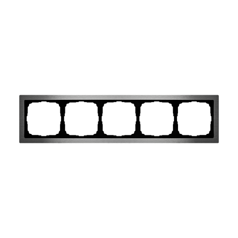 Systeme Electric ArtGallery Pure Металл Алюминий Рамка 5-ая