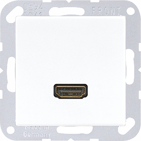 JUNG A 500 Белая Розетка HDMI 1-ая