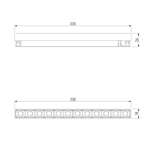Светильник на шине Elektrostandard 85528/01 латунь