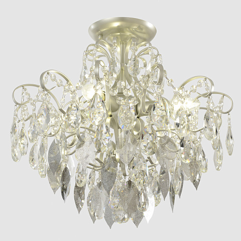Накладная люстра Crystal Lux ESMIRALDA PL4 SILVER