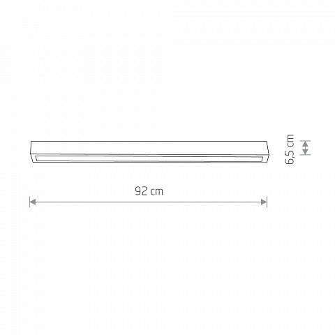 Потолочный светильник Nowodvorski Straight Ceiling Led M 7553