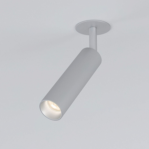 Встраиваемый светильник Elektrostandard Diffe серебряный 8W 4200K (25040/LED)