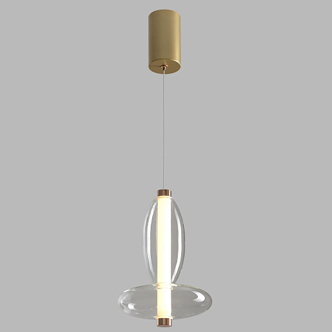 Подвесной светильник Crystal Lux QUASAR SP10W LED TRANSPARENT