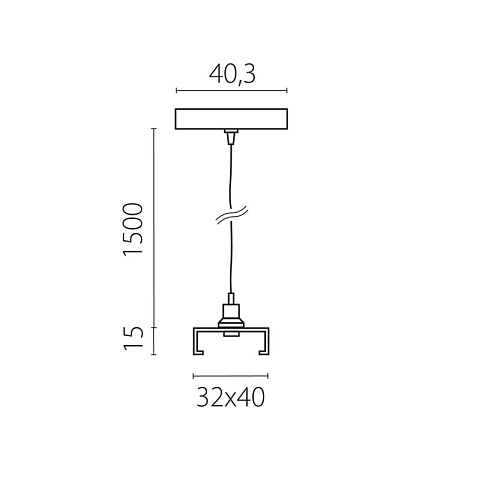 Подвесной комплект Lightstar 504177-FR1