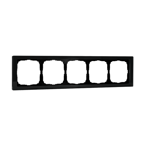 Systeme Electric ArtGallery Pure Органическое стекло Черный Рамка 5-ая