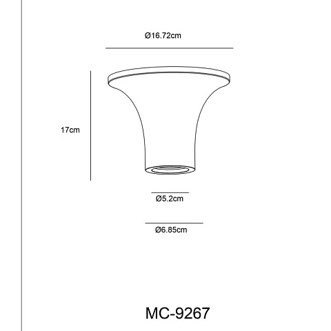Накладной светильник ARTE Lamp A9461PL-1WH