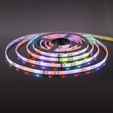 Лента Elektrostandard 5050 24V 60Led 14,4W IP65 RGB / мульти
