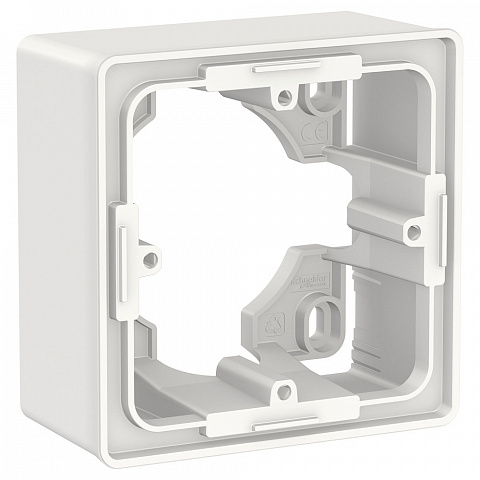 Schneider Electric Unica New Бел Коробка 1-ая для открытой установки