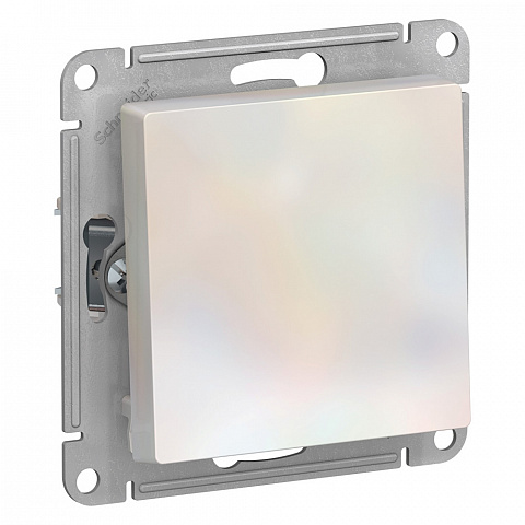 Systeme Electric AtlasDesign Жемчуг Выключатель 1-клавишный сх.1, 10АХ, механизм