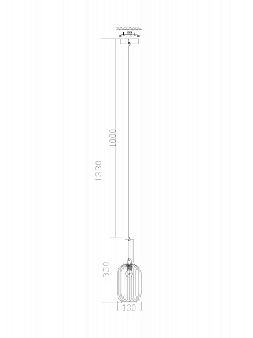 Подвесной светильник Freya FR8013PL-01AM