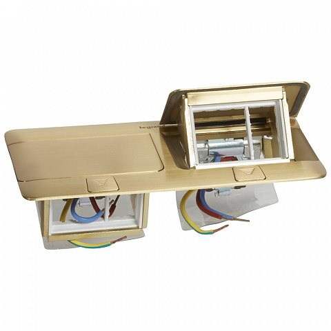 Legrand Латунь Блок выдвижной 6(2х3) модуля