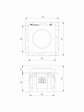 Диммеры Werkel W1142101 белый