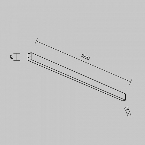 Линейный светильник Maytoni Technical LL311046