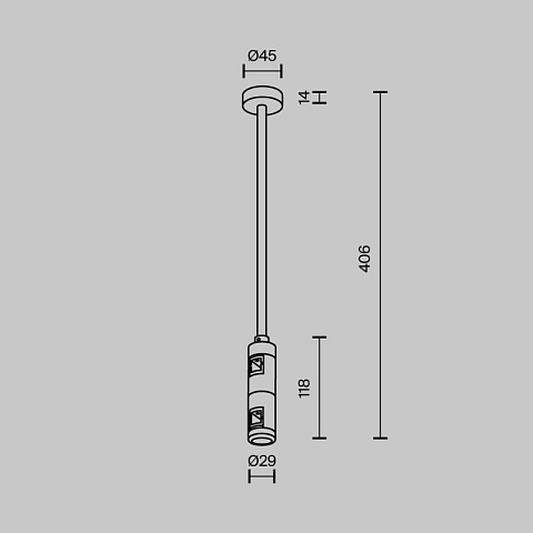 Стойка Maytoni TRA158C-D1-BS