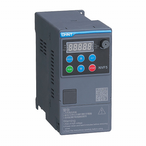 CHINT Преобразователь частоты NVF5-0.75/TD2, 0.75кВт, 220В 1Ф , общий тип