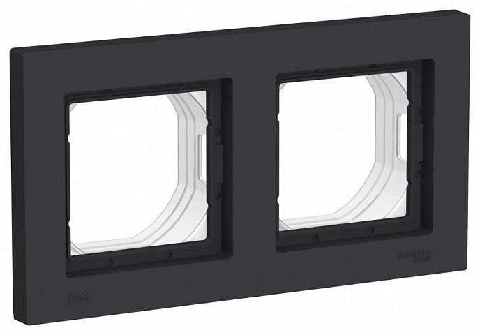Systeme Electric AtlasDesign Aqua Карбон Рамка 2-ая IP44