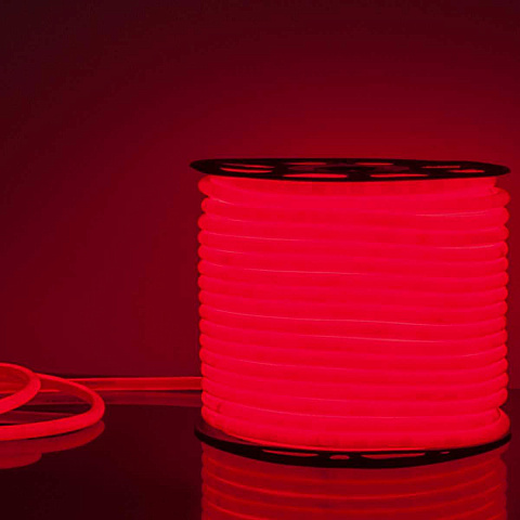 Гибкий неон Elektrostandard 9,6W/m 144LED/m 2835SMD красный 50M a043549