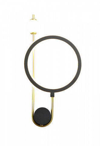 Бра Crystal Lux CORIDA AP25W LED BLACK/GOLD