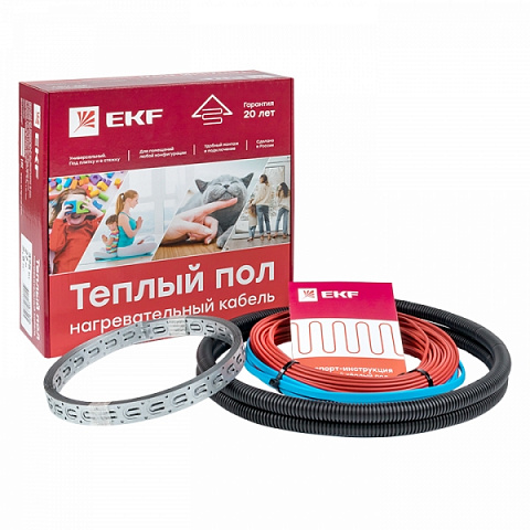 EKF PROxima Теплый пол (нагревательный кабель) 300Вт 21 м 2,0 м2