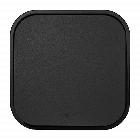 Legrand Quteo IP20 Чёрный матовый Переключатель одноклавишный 10A 250В винтовые зажимы