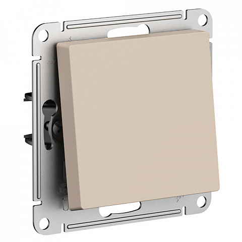 Systeme Electric AtlasDesign Песочный Выключатель с самовозвратом, сх.1, 10АХ, механизм